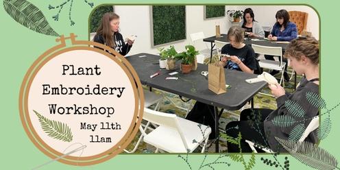 Plant Embroidery Workshop