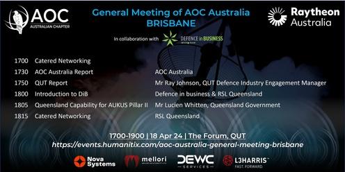 AOC Australia General Meeting - Brisbane
