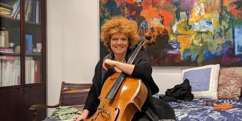 Bach in the Dark ‘A Cello Plus One’ at Nolan on Lovel Gallery, Katoomba