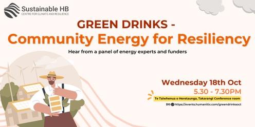 Green Drinks - Community Energy for Resiliency