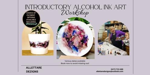 Alcohol Ink Art Workshop in Cardiff!