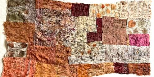fragments and thread : a slow stitch workshop