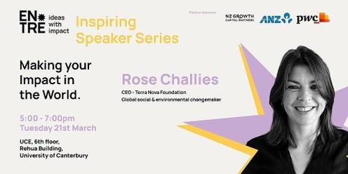 Making your  Impact in  the World with Rose Challies
