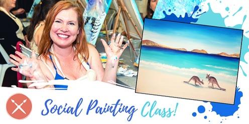 Paint & Sip Event: A Perfect Day At Lucky Bay 28/02/23