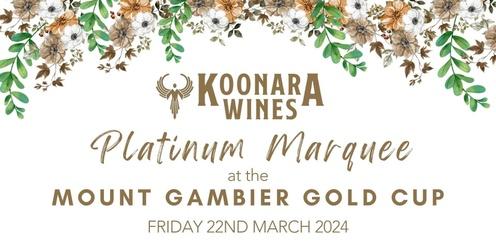 Mount Gambier Gold Cup Platinum Marquee