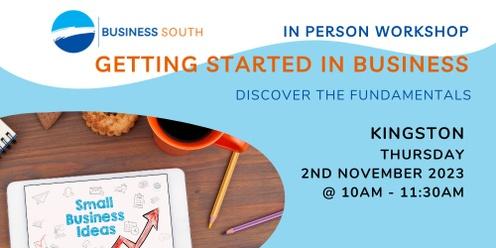 Getting Started in Business Kingston - In Person Workshop
