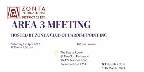 Zonta District 22 - Area 3 Meeting