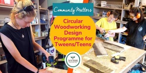Circular Woodworking Programme for Tweens/Teens Ages 10-15 (5wks), West Auckland's RE: MAKER SPACE, Sat 22 Jul - 19 Aug 1pm -3pm