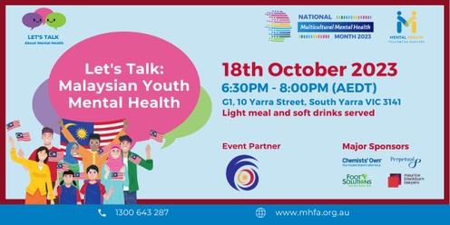 Let's Talk: Malaysian Youth Mental Health