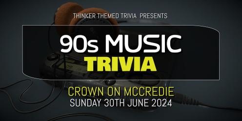 90s Music Trivia - Crown On McCredie