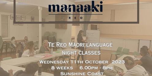 Te Reo Māori night classes