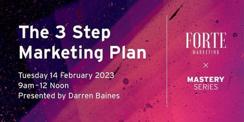 The 3-Step Marketing Plan