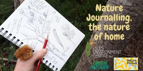 Nature Journalling - the nature of home
