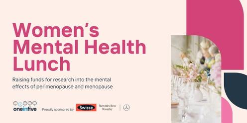 Women's Mental Health Lunch 2024