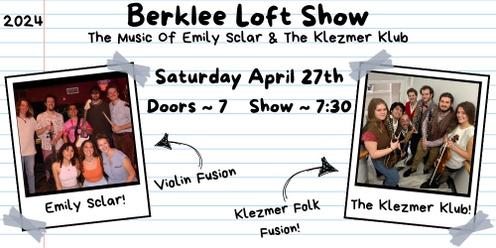 Emily Sclar and The Klezmer Klub at The Berklee Loft