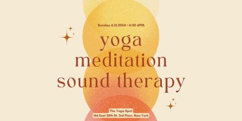 Yoga, Meditation, & Sound Therapy (90min) - The Yoga Spot NYC