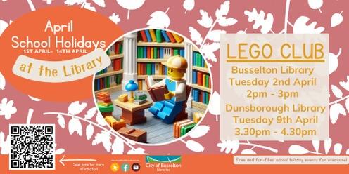 Lego Club @ Dunsborough Library