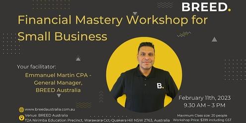 Financial Mastery Workshop for Small Business