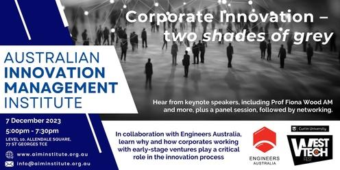 Corporate Innovation – Two Shades of Grey