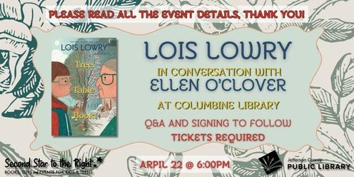 Lois Lowry In-Conversation with Ellen O'Clover