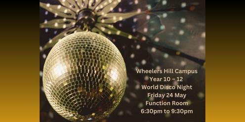 Wheelers Hill 2024 World Disco Night 