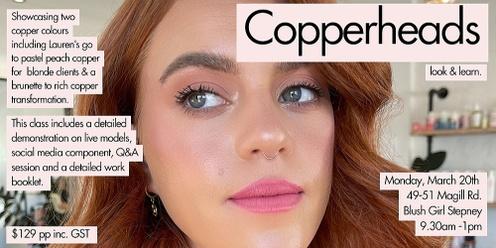 Copperheads with Blush Girl's Lauren McNamee (Look & Learn only) 