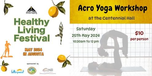 Acro Yoga Beginners Workshop with Amy Hastie & Sari Bennett  - Wellness Day