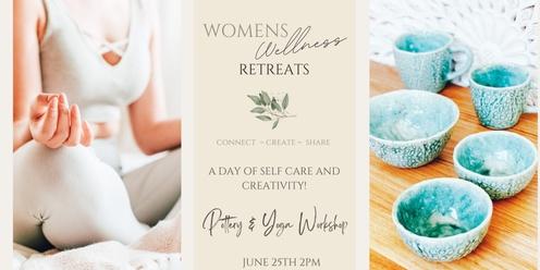 Womens Wellness Winter Solstice Retreat ~ Pottery & Yoga! Womans Circle, Sip, Sculpt and Share!