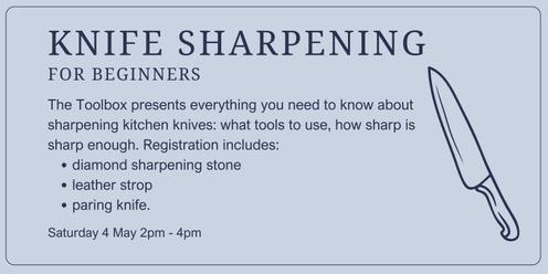 Knife sharpening for beginners