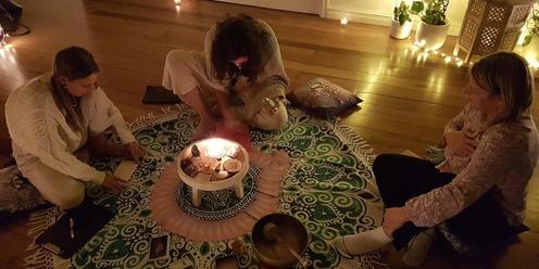 Women's Circle, Embodiment Meditation & Sound Healing (Full Moon)