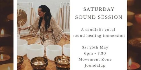 Vocal sound healing in candlelight 