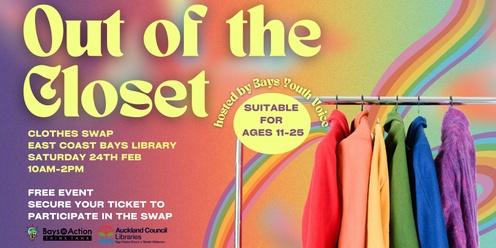 "Out of the Closet" FREE Clothes Swap Event