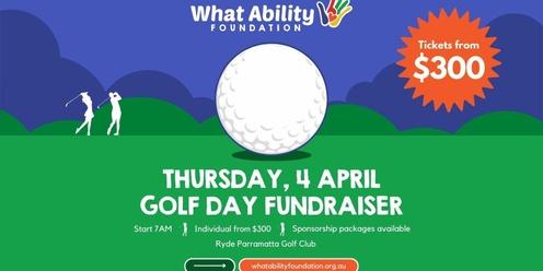 What Ability Foundation Golf Day 