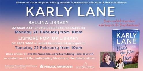 Karly Lane at Ballina Library