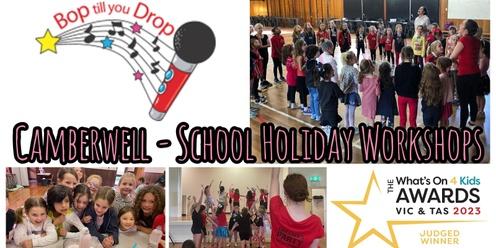 Bop till you Drop CAMBERWELL December School Holiday Performing Arts Workshop