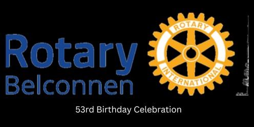 Rotary Belconnen 53rd Birthday Dinner