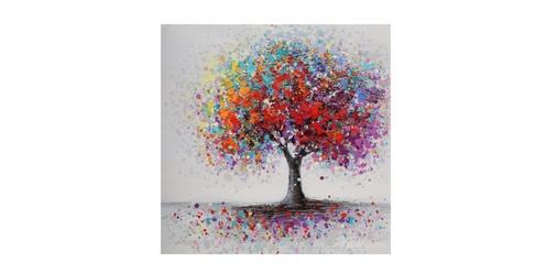Paint and Sip Cherry Street Sports - Colourful Tree April 24