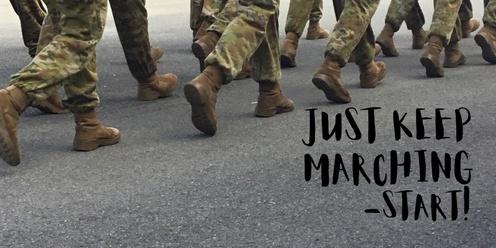 Just Keep Marching Start