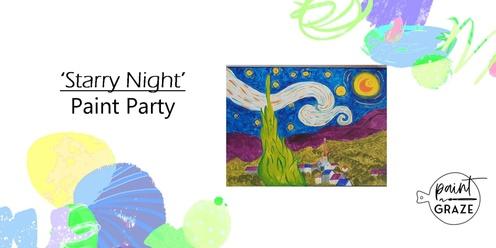 'Starry Night'  Paint Party  Fri. April 26th