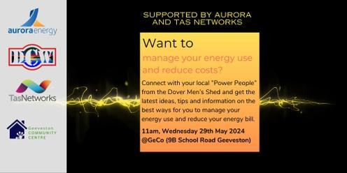 Manage your energy use & reduce costs