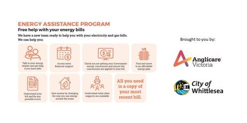Energy Bill Assistance Session- 18 June