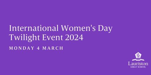 International Women’s Day Twilight Event