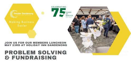 Luncheon - Problem Solving and Fundraising