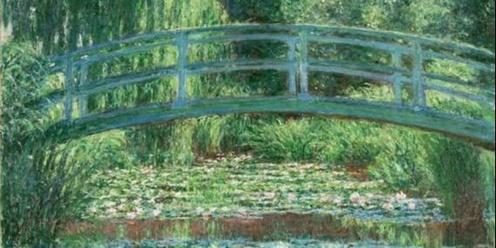 Paint like Monet - Bridge over Waterlilly's