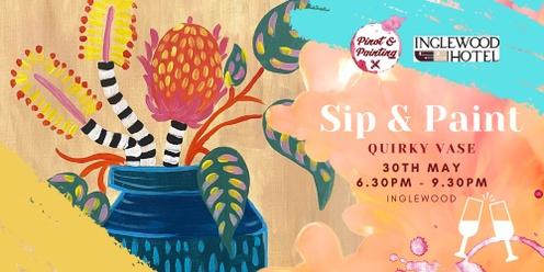 Quirky Vase  - Sip & Paint @ The Inglewood Hotel