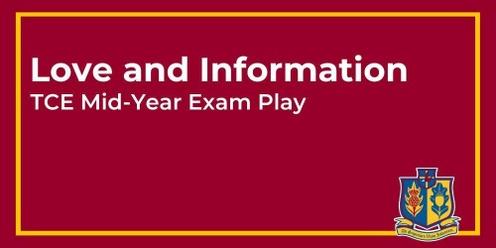 Love and Information - SOC TCE Mid-Year Exam Play