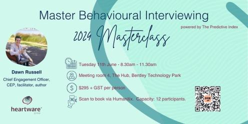 Master Behavioural Interviewing