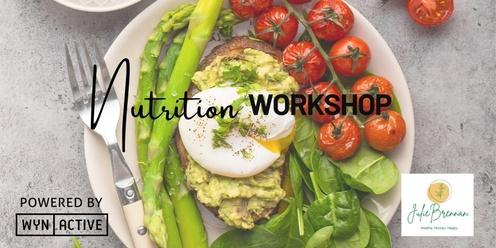 Health & Nutrition Workshop with Julie Brennan 
