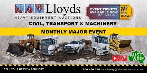 Civil, Transport and Machinery Major Monthly Event.