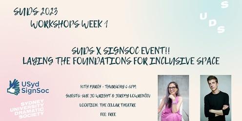 SUDS Workshops Week: SUDS x SignSoc 